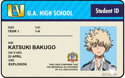 Academia UA Bakugo - Barbón Geek