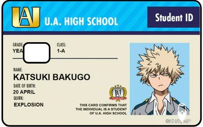 Academia UA Bakugo - Barbón Geek