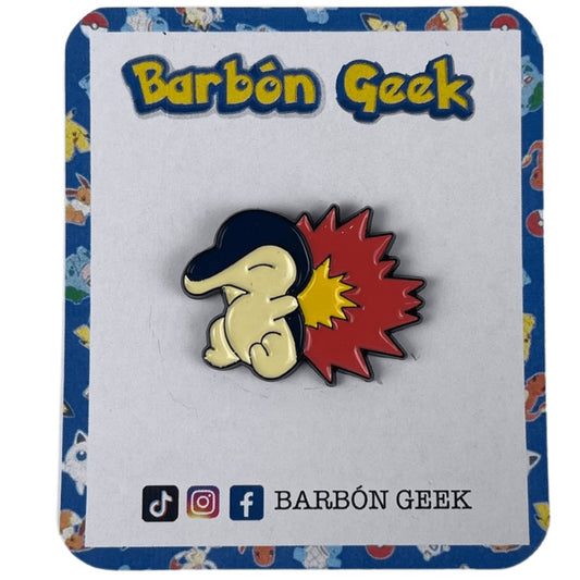 Cyndaquil - Barbón Geek